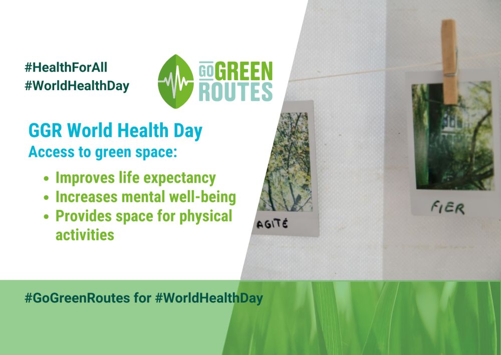 GoGreenRoutes for World Health Day