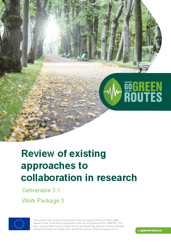 GoGreenRoutes Report on Co-creation