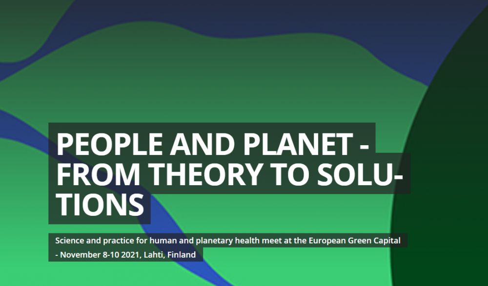 People and Planet Conference: from Theory to Solutions