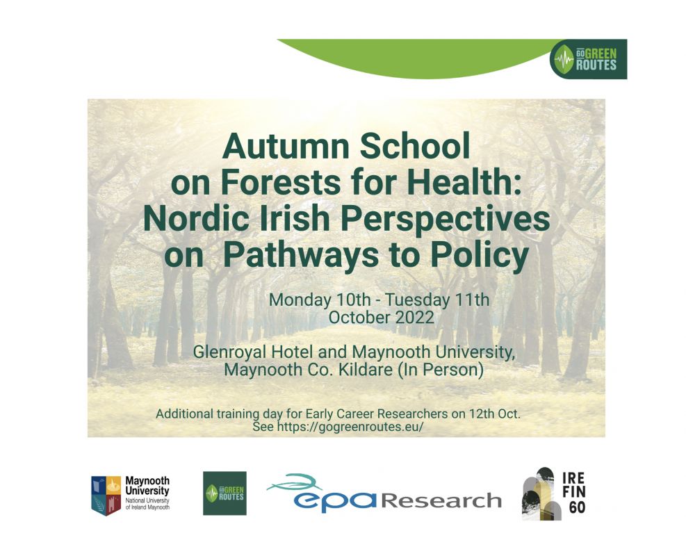 Autumn School on Forests for Health