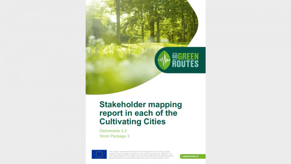 Preparing the ground for collaboration: Stakeholder mapping in the GGR Cultivating Cities